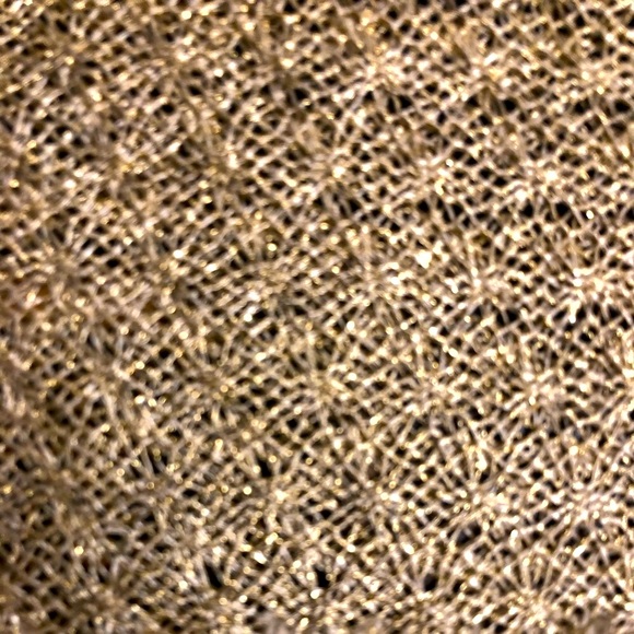 NWOT DAYTRIP(BKE) Gold Sparkle METALLIC Crop Top SZ Small - Picture 4 of 5